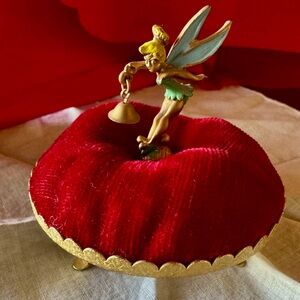 Disney Vintage 1960s Tinker Bell Pin Cushion Original Marked on Wings
